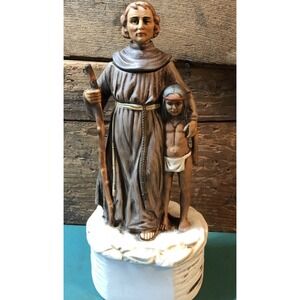 Tequila Decanter Fray Junipero Serra 1970s 11.25" Tall Grenadier Spirits Co